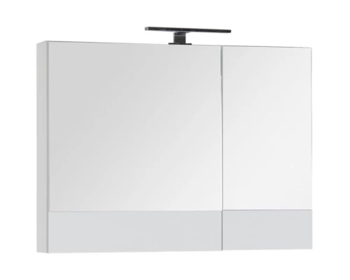 Зеркальный шкаф 90x67 см белый Aquanet Верона 00172339