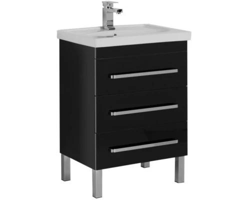 Тумба черный 57,5 см Aquanet Сиена 00186367