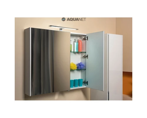 Зеркальный шкаф 99,5x85,1 см белый Aquanet Тулон 00183393