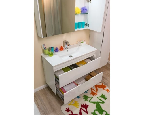 Тумба белый 97,5 см Aquanet Тулон 00183396