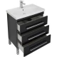 Тумба черный 67,2 см Aquanet Сиена 00189224