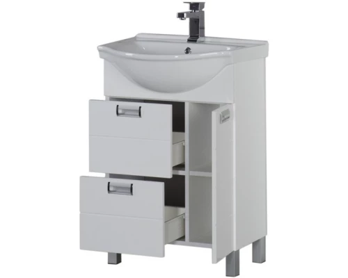 Тумба белый 56,5 см Aquanet Сити 00172683