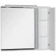 Зеркальный шкаф 98,6x87 см с подсветкой белый Aquanet Сити 00170566
