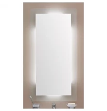 Зеркало 50x100 см с подсветкой алюминий Aquanet Нота 00159095