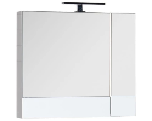 Зеркальный шкаф 75x67 см белый Aquanet Нота 00165130