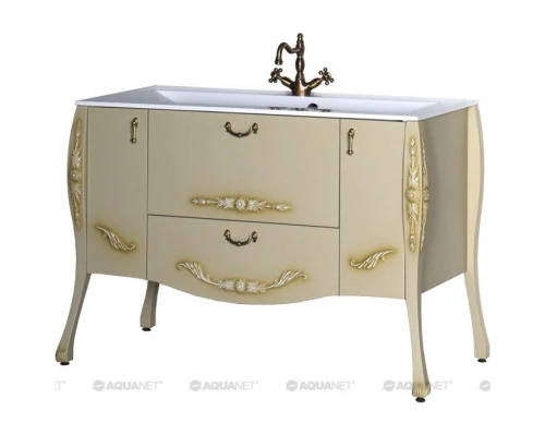 Тумба олива 127,6 см Aquanet Виктория 00182567