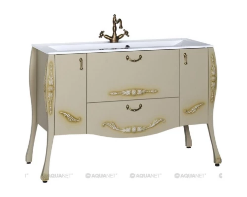 Тумба олива 127,6 см Aquanet Виктория 00182567