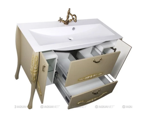 Тумба олива 127,6 см Aquanet Виктория 00182567