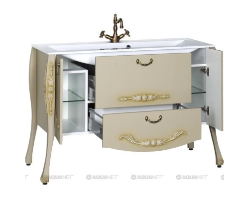 Тумба олива 127,6 см Aquanet Виктория 00182567