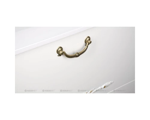 Тумба белый/золото 97,6 см Aquanet Виктория 00183931