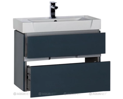 Тумба сине-серый 78,6 см Aquanet Виго 00183364