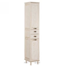 Пенал напольный жасмин/золото Aquanet Тесса 00185810