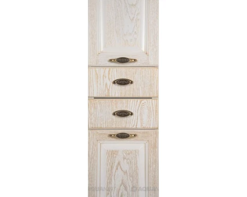 Пенал напольный жасмин/золото Aquanet Тесса 00185810