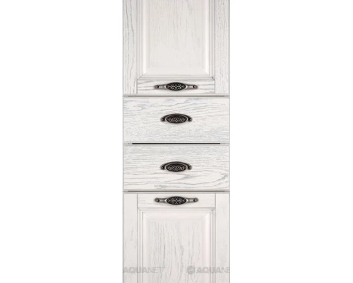 Пенал напольный жасмин/серебро Aquanet Тесса 00185811