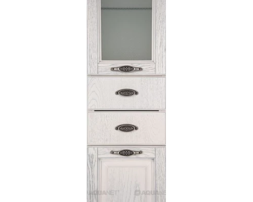 Пенал напольный жасмин/серебро Aquanet Тесса 00185814