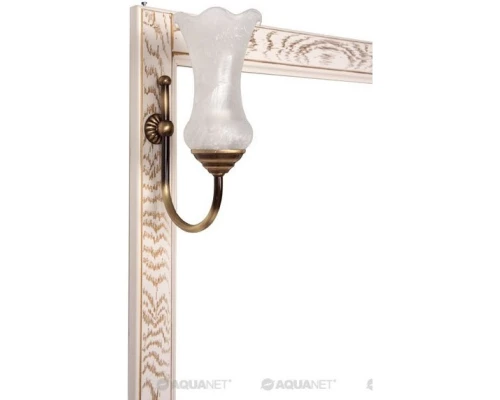 Зеркало 106,2x90,1 см жасмин/золото Aquanet Тесса 00185817