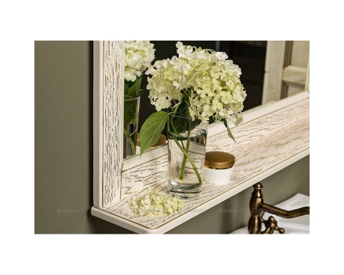 Зеркало 85,2x90,1 см жасмин/золото Aquanet Тесса 00185820