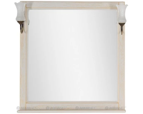Зеркало 85,2x90,1 см жасмин/золото Aquanet Тесса 00185820