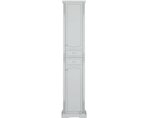 Пенал напольный белый Aquanet Тулуза 00182018