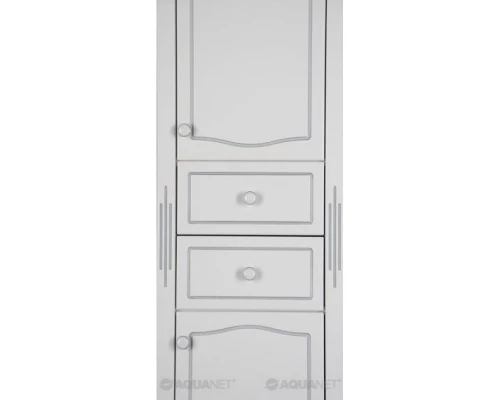 Пенал напольный белый Aquanet Тулуза 00182018