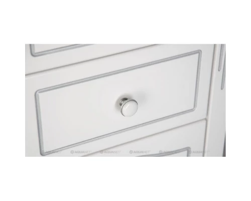 Пенал напольный белый Aquanet Тулуза 00182018