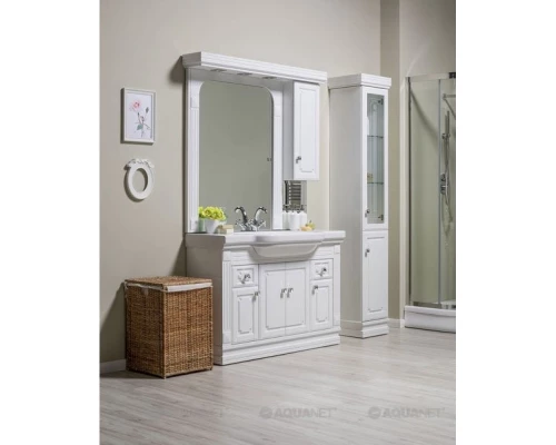 Тумба белый 122 см Aquanet Фредерика 00182009