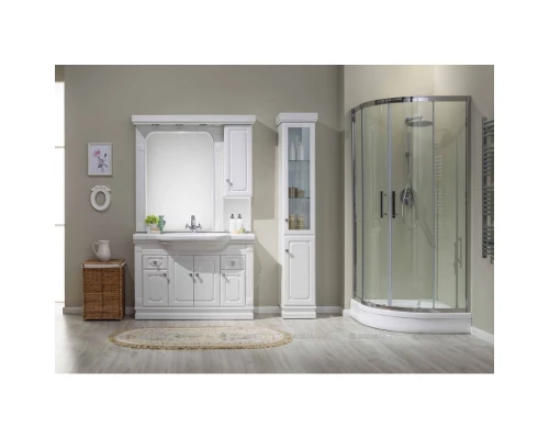 Тумба белый 122 см Aquanet Фредерика 00182009