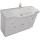 Тумба белый 122 см Aquanet Фредерика 00182009