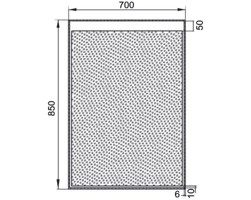 Зеркало с подсветкой 70x85 см Aquanet Палермо 00196642