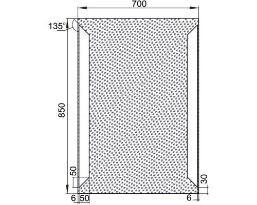 Зеркало с подсветкой 70x85 см Aquanet Сорренто 00196649