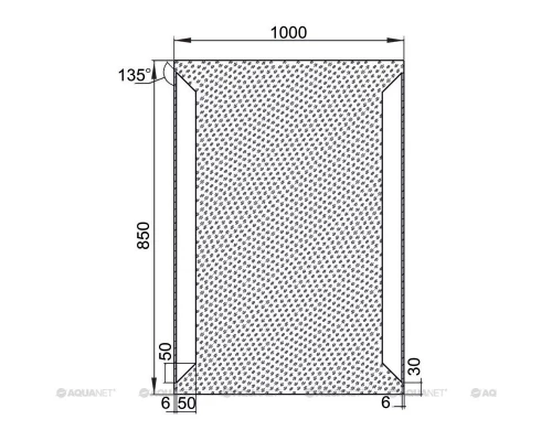 Зеркало с подсветкой 100x85 см Aquanet Сорренто 00196652