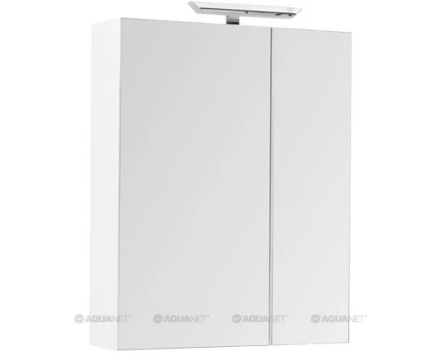 Зеркальный шкаф 70x87,3 см L белый Aquanet 00202088