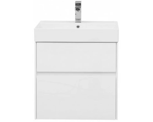 Тумба белый глянец 59,5 см Aquanet Бруклин 00203958