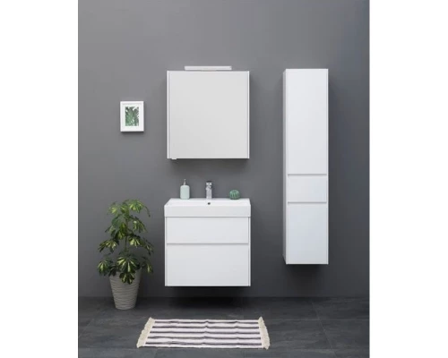 Пенал подвесной белый глянец R Aquanet Бруклин 00203966