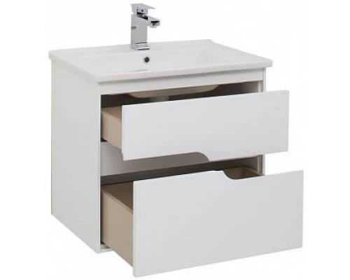 Тумба белый глянец 62 см Aquanet Модена 00198485