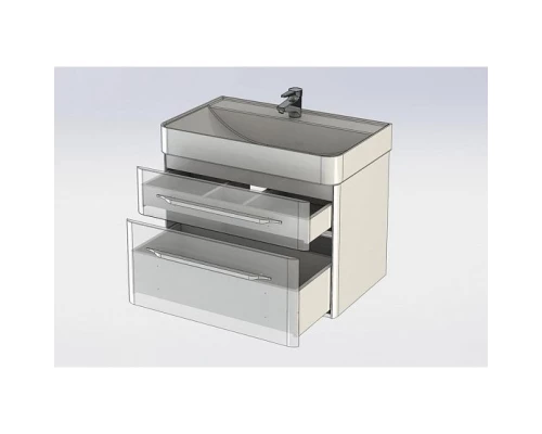 Тумба белый глянец 78,7 см Aquanet Виченца 00196963