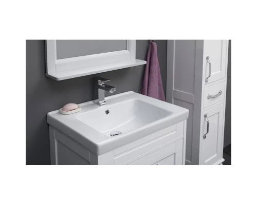 Тумба белый глянец 66,2 см Aquanet Денвер 00199210