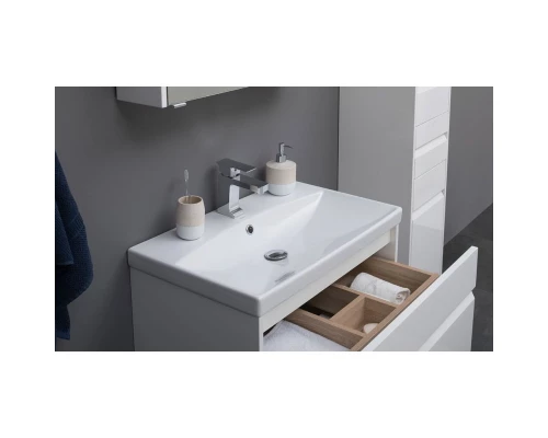 Тумба белый глянец 69 см Aquanet Палермо 00203938