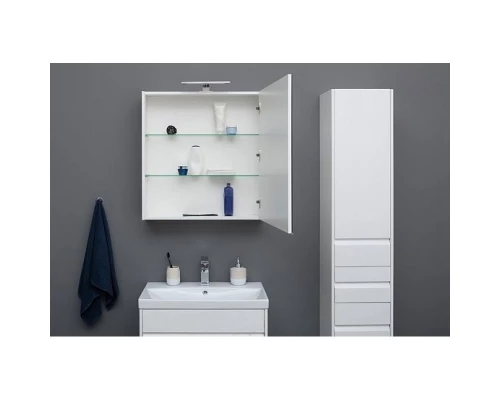 Тумба белый глянец 69 см Aquanet Палермо 00203938