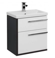 Тумба эвкалипт мистери/белый глянец 59,1 см Aquanet Фостер 00202063