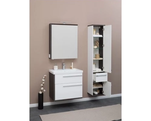 Пенал подвесной эвкалипт мистери/белый глянец R Aquanet Фостер 00202062