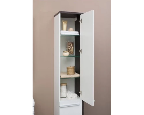 Пенал подвесной эвкалипт мистери/белый глянец R Aquanet Фостер 00202062