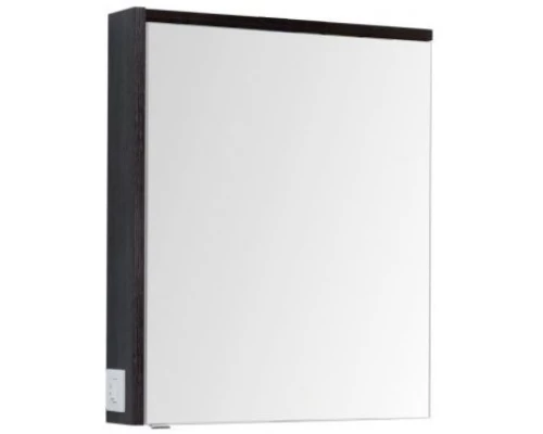 Зеркальный шкаф 69,5x85 см эвкалипт мистери/белый глянец R Aquanet Фостер 00202061