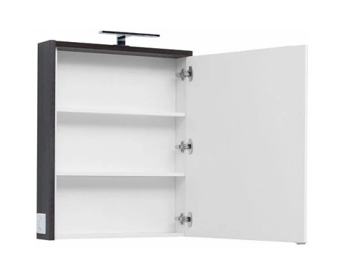 Зеркальный шкаф 69,5x85 см эвкалипт мистери/белый глянец R Aquanet Фостер 00202061