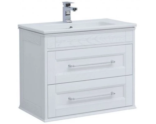 Тумба белый ясень 77 см Aquanet Бостон 00206551