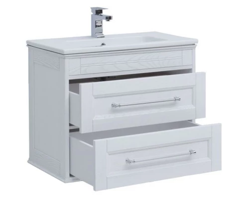 Тумба белый ясень 77 см Aquanet Бостон 00206551