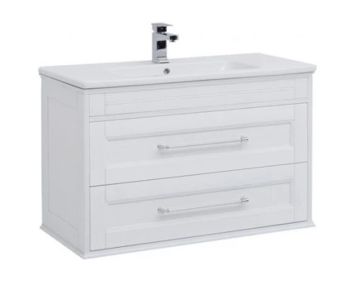 Тумба белый ясень 99,6 см Aquanet Бостон 00206549