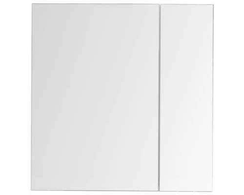 Зеркальный шкаф 85x87,3 см белый глянец L Aquanet Йорк 00202089