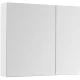 Зеркальный шкаф 100x87,3 см белый глянец L Aquanet Йорк 00202090