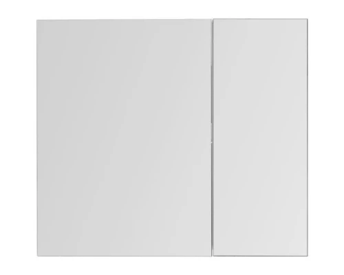 Зеркальный шкаф 100x87,3 см белый глянец L Aquanet Йорк 00202090